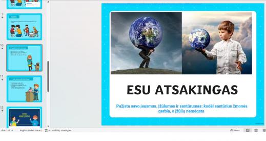 ESU atsakingas 