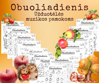 Obuoliadienis - muzikinės užduotėlės.