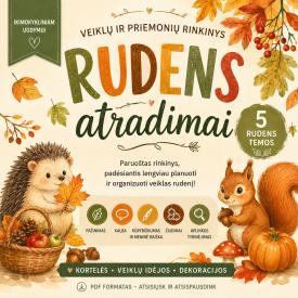 Rudens atradimai-veiklų ir priemonių rinkinys ikimokykliniam ugdymui 