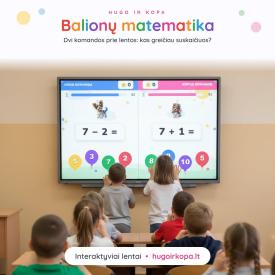 Balionų Matematika, Žaidimas interaktyviai lentai
