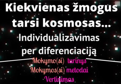 Individualizavimas per diferenciaciją
