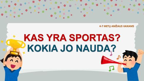 Kas yra sportas, kokia jo nauda, skaidrės