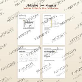 Knygos skaitymo diena rugsėjo 6 d.: 2 pristatymai ir 8 užduočių lapai, 1-8 klasėms