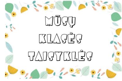 Klasės taisyklės