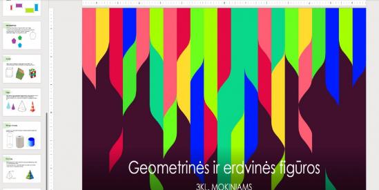Geometrinės ir erdvinės figūros