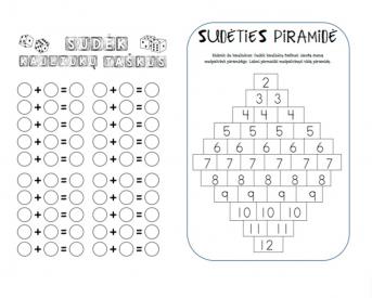 Sudėties ik 20 žaidimai