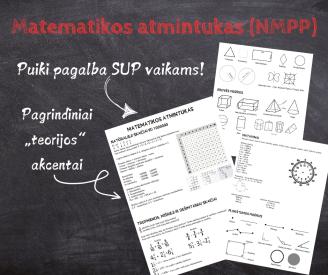 Matematikos taisyklių atmintukas 4 kl.