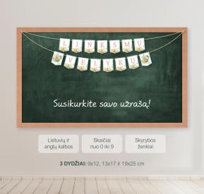 Velykinė raidžių girlianda