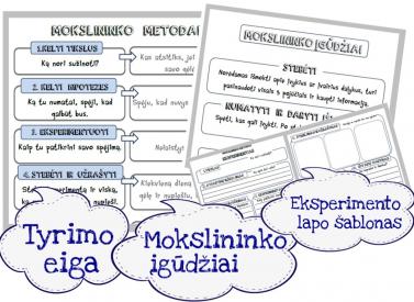 Tyrinėjimo pamokų pradžiai