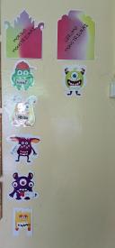 Mūsų klasės pavadinimas ClassDojo Monstriukų klasė ir kuo mes šiais  metais būsime.