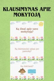Klausimynas apie mokytoją
