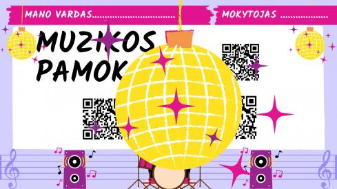 Muzikos pamoka. Susipažinkime su muzikos instrumentais