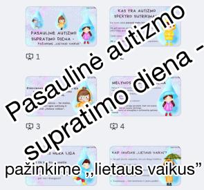 Pasaulinė autizmo supratimo diena - pažinkime lietaus vaikus