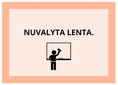 Klasės darbai ir pareigos.