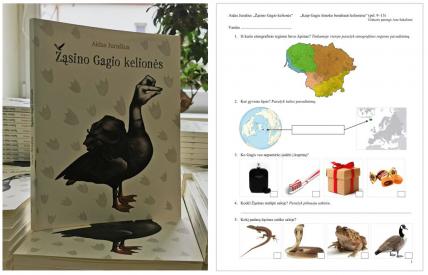 Žąsino Gagio kelionės I dalis. Teksto suvokimo užduotys
