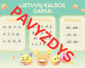 Lietuvių kalbos taisyklės 2 klasė: Lietuvių kalbos garsai - Emoji tema