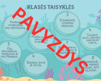 Klasės susitarimai - Jūros tema