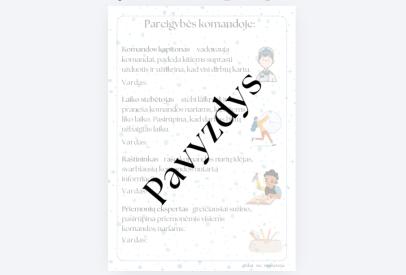Darbo komandoje atmintinės