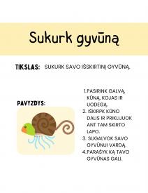 Sukurkime savo gyvūną