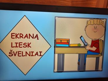Susitarimai, kaip naudoti klasėje esančias planšetes