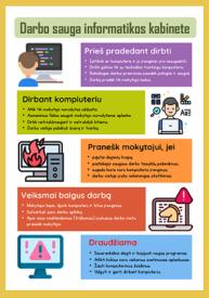 Darbo sauga informatikos kabinete