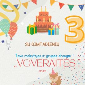 Gimtadienio atvirutė