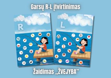 Garsų R-L įtvirtinimas