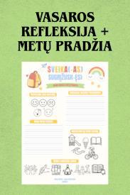 Vasaros refleksija ir metų pradžia