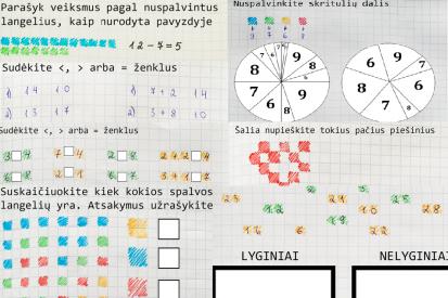 Įvairios matematikos užduotys