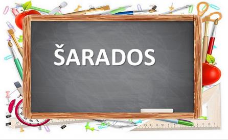 Šarados - linksmos eiliuotos mįslės