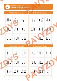 Ritmo rinkinys 1-4 klasei. Bingo žaidimas ir 20 užduočių