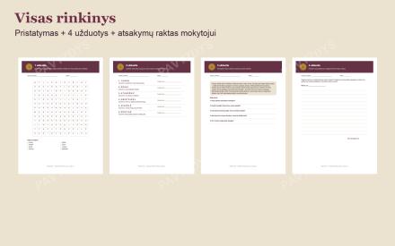 TARPTAUTINĖ RAŠTINGUMO DIENA RUGSĖJO 8-OJI RINKINYS