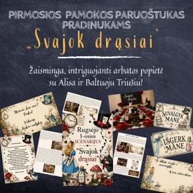Rugsėjo 1-osios pamoka pradinukams su Alisa ir Baltuoju Triušiu