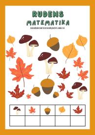 Įvairios užduotys rudens tema.