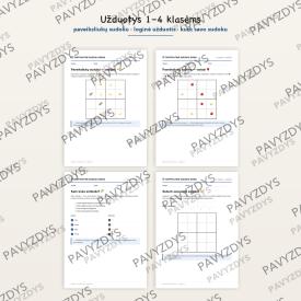 Tarptautinė sudoku diena rugsėjo 9 d.: 2 pristatymai ir 8 užduočių lapai, 1-8 klasėms