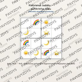 Tarptautinė sudoku diena rugsėjo 9 d.: 2 pristatymai ir 8 užduočių lapai, 1-8 klasėms