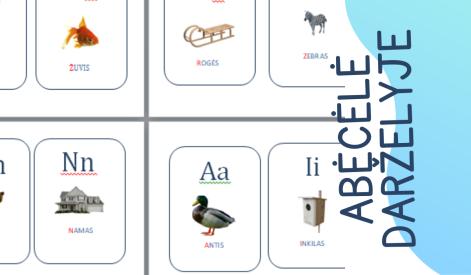 ABĖCĖLĖ DARŽELYJE