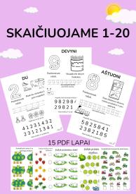 SKAIČIUOJAME IKI 20- SKAIČIŲ RINKINYS