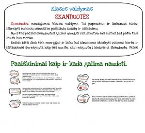 Klasės valdymas 