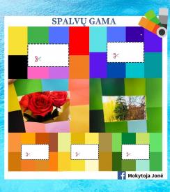 SPALVŲ GAMA
