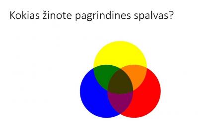 Pamoka apie spalvas