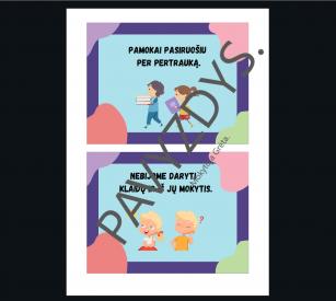 Klasės taisyklės.