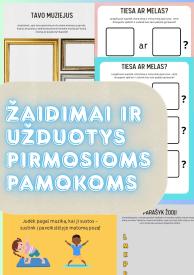 Žaidimai ir užduotys pirmosioms pamokoms
