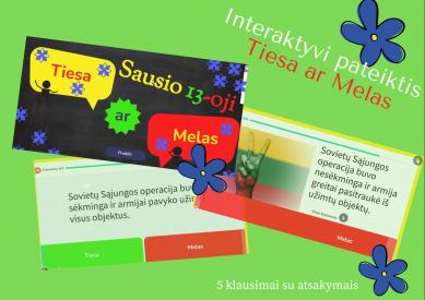 Interaktyvi pateiktis Tiesa ar Melas