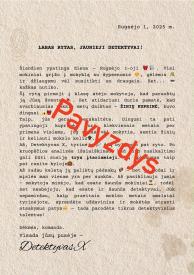 Rugsėjo 1-osios detektyvas - PDF žaidimas