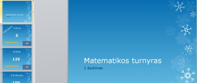Matematikos turnyras