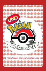 POKEMON UNO kortos