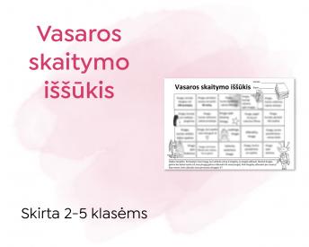 Vasaros skaitymo iššūkis - 2-5 klasės