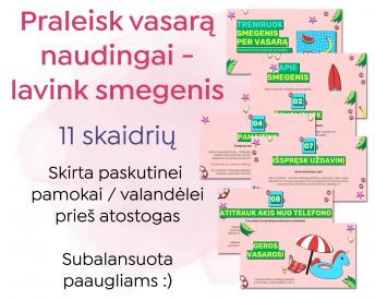 Treniruok smegenis per vasarą - valandėlė paaugliams prieš atostogas
