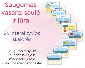 Saulė, jūra, paplūdimys: saugus elgesys